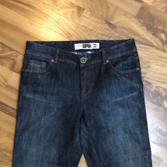 Le Chateau Sofia High Rise Wide Leg Denim Jeans - Picture 2 of 8